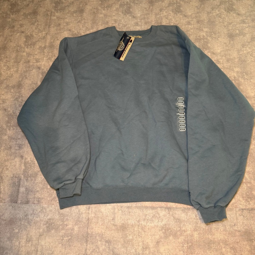Champion Authentic Crewneck Sweatshirt Blue Gray S2056 V88 Mens Medium NWT